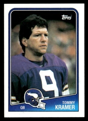 Tommy Kramer 1988 Topps Card #148 Minnesota Vikings - Image 1 of 2