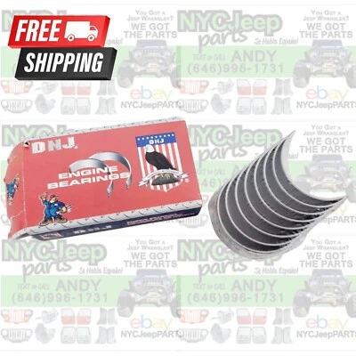 4CYL 2003-2006 Jeep Wrangler TJ 2.4 DNJ Engine Rod Bearings Set RB151 Standard  - Image 1 of 4