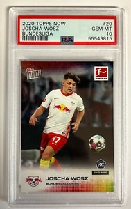 2020 Topps Now Bundesliga JOSCHA WOSZ RC Rookie RC #20 PSA 9 MINT