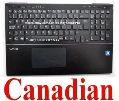 Keyboard + TopCase for SONY SVS151A11L SVS151C1GL SVS15115FDB SVS15117FDB - CA - Image 1 of 2