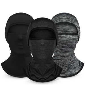 Summer Cycling Headgear Ice Silk Cap Full Face Mask Cover Sport Balaclava - Picture 1 of 15