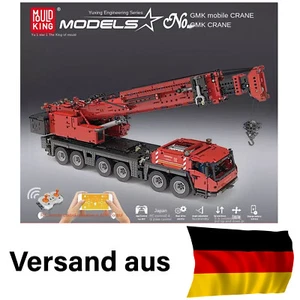 MOULD KING 17013 TECHNIK RC GMK KRAN LKW CRANE ROT RC MOTOREN APP 4460 TEILE NEU - Bild 1 von 24