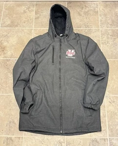 Adidas UMass Minutemen Basketball Climaproof Gamebuilt Full Zip Player Jacket M - Picture 1 of 13