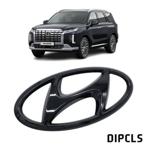 OEM New Rear "H" Logo High Glossy Black Emblem for Hyundai Palisade 2022-24 - Picture 1 of 3