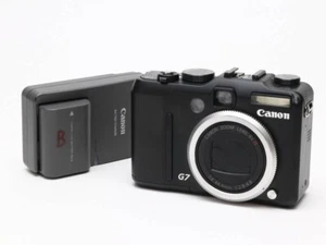 【Excellent】Canon PowerShot G7 Black Compact Digital Camera from Japan - Picture 1 of 7