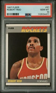 1987 Fleer Robert Reid #91 - PSA 10 - POP 70 - Bild 1 von 2