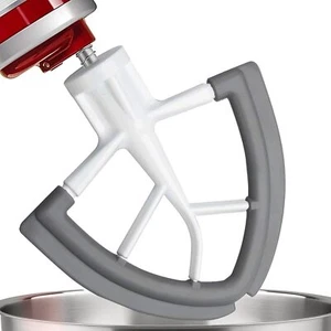 Raspador de tazón de silicona batidor plano Flex Edge para KitchenAid 4,5-5 cuartos - Imagen 1 de 8