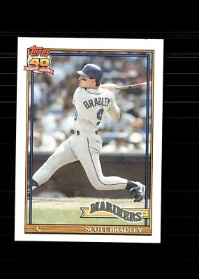 1991 Topps - #38 Scott Bradley - Image 1 of 2