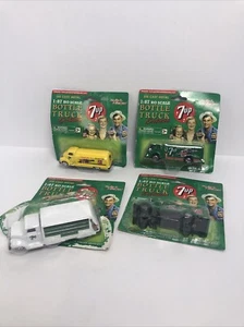 7up Dr Pepper 4 Lot Bottle Truck Evolution HO Maßstab 1:87 Die Cast Metall - Bild 1 von 14