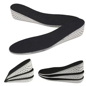 Insole Heel Lift Insert Shoe Pad Height Increase Cushion Elevator Taller -Unisex - Picture 1 of 13