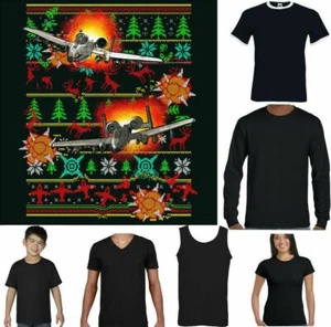 Flugzeuge T-Shirt Herren Weihnachten Königsblau Air Force Raf USAF United States - Bild 1 von 17