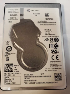 SEAGATE 1TB 2.5" SATA HDD 5400 RPM ST1000LM035 Laptop Hard Drive 7mm THIN - Picture 1 of 2
