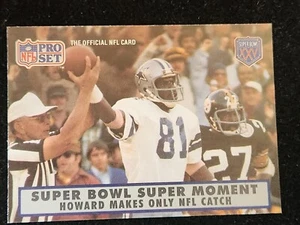 1990 Pro Set PERCY HOWARD Dalllas Cowboys Super Bowl XXV Gedenkkarte - Bild 1 von 10