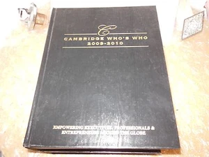 2009 - 2010 CAMBRIDGE WHO'S WHO..........HONORS EDITION - Imagen 1 de 1