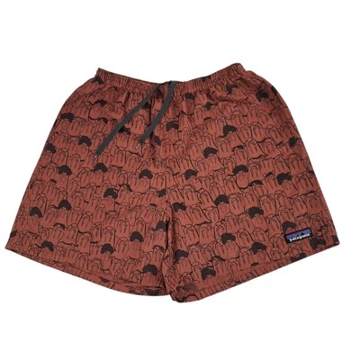 Patagonia *No Liner* Baggies Shorts Boys Small Frank & Russ Walrus Afro Rosehip - Image 1 of 4