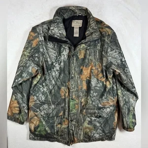 L.L. Bean Men’s Large Vintage Mossy Oak Camo Camouflage Jacket Coat Hunting - Picture 1 of 10