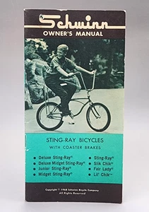 Vintage SCHWINN 1968 Fahrrad Rücktrittbremse Sting-Ray Bedienungsanleitung (Stingray) - Bild 1 von 7