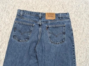 Vintage USA Made LEVIS Jeans 550 Denim 36x36 blau 80er 90er Orange Tab - Bild 1 von 9