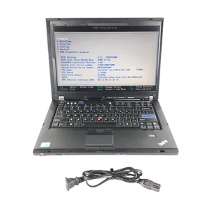 Lenovo ThinkPad T400 14.1" Laptop Core 2 Duo T9400 8GB RAM Boot/BIOS For Parts - Imagen 1 de 10
