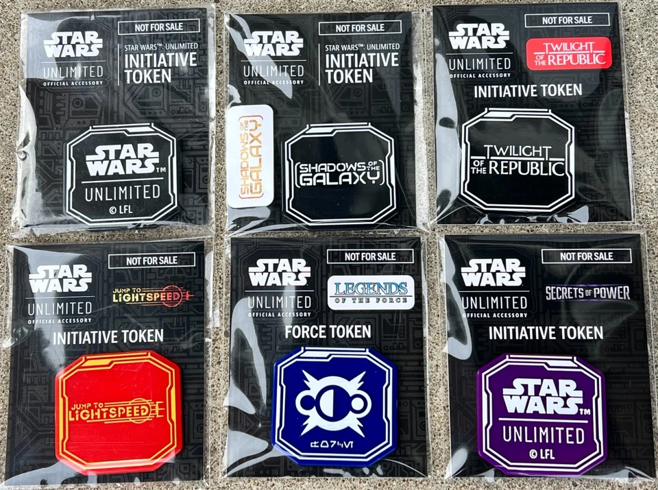 Star Wars Unlimited Initiative Token set (6) - Image 1 of 3