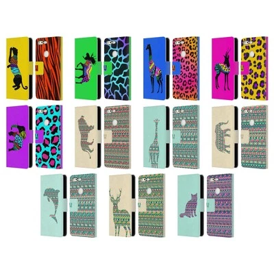 FUNDA LIBRO CUERO SILUETA ESTAMPADA HEAD CASE DESIGNS PARA TELÉFONOS GOOGLE Foto 1 de 4