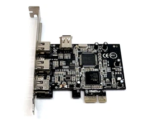 StarTech 4-Port PCI-E 1394a FireWire Adapter Card, PEX13943 - Picture 1 of 4