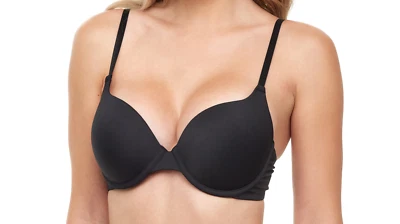 Sujetador push up diario No Boundaries para mujer hollín negro talla 32A Foto 1 de 4
