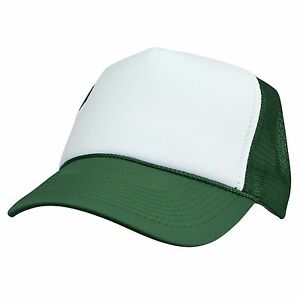 Chapeau camionneur casquette de baseball casquettes en maille chapeaux blancs simples (39 choix de couleurs)