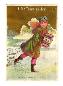 Tarjeta comercial victoriana c1890 Kennall Mfg. Jabón de jabón Co. limpia todo - Imagen 1 de 2