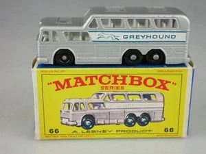 66c Greyhound Coach GMC - 31595 Matchbox Regular Wheels Lesney - Picture 1 of 9