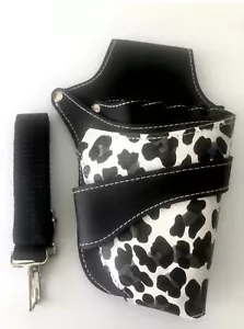 Estuche Peluquero tijeras pistolera Herramientas peluquería bolso cuero riñonera - Imagen 1 de 7