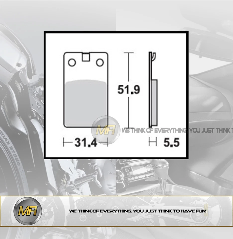 PARA BETA ALP LARGO ALCANCE 50 DE 1991 A 1998 PASTILLAS FRENO DELANTERO SEMI METALIZADO Foto 1 de 1