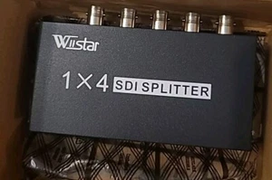 SDI 1×4 Splitter Amplifier 1 in to 4 Out SD-SDI HD-SDI 3G-SDI Repeater Extender, - Picture 1 of 9