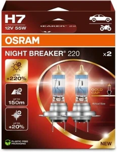 2x OSRAM H7 NIGHT BREAKER 220 Halogen DUOBOX nightbreaker bis zu 220% Model 2025 - Bild 1 von 3