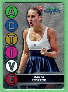 2024 Topps Grafito Marta Kostyuk Metal Activo #ACM-6 SP - Imagen 1 de 2