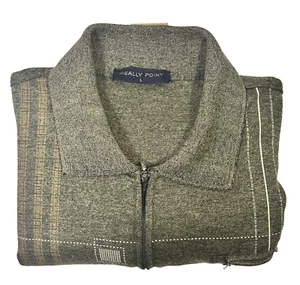 REALLY POINT Pullover Pulli mit Viertelreißverschluss Größe Large (44 Zoll Brustumfang) - Bild 1 von 7