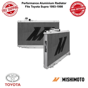 Mishimoto Aluminum Radiator Fits 1993 - 1998 Toyota Supra Turbo/Non Turbo Manual - Picture 1 of 12