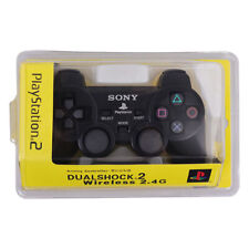 For Sony PS2 BLACK 2.4G Wireless Controller OEM DualShock PlayStation 2