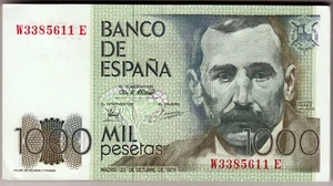 ESPAÑA 1000 pesetas 1979 con serie Benito Perez Galdos EBC+ muchos correlativos - Imagen 1 de 2