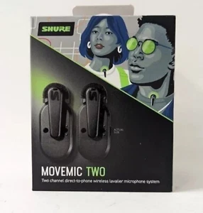 Shure MoveMic Two 2-Channel Direct to Phone Wireless Lavalier Microphone System - Picture 1 of 1