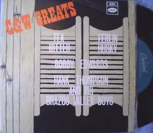 HANK THOMPSON;FERLIN HUSKY;BOBBY EDWARDS;TEX RITTER-C&W GREATS "RARE OZ EP" 45 - Picture 1 of 4
