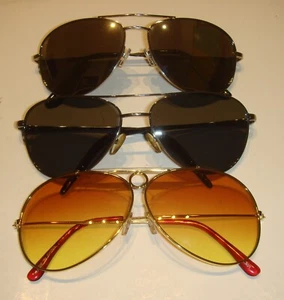3 Aviator Sunglasses Aztec Piranha ... NICE - Picture 1 of 10
