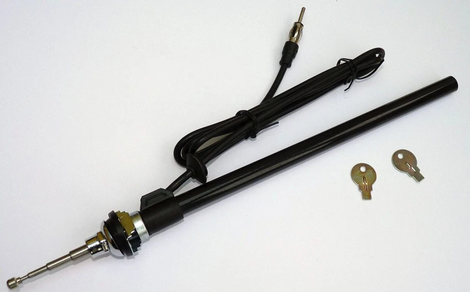 Oldtimer Chrom und Edelstahl Universal Radio Antenne/Antenne - Bild 1 von 1