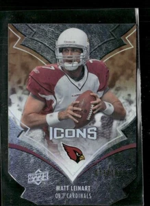 2008 Upper Deck Icons Die-Cut Gold #3 Matt Leinart /150 - Picture 1 of 2