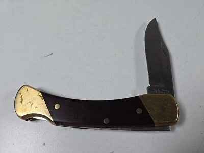 Cuchillo de caza vintage LB7 Schrade tío Henry pata de oso bloqueo trasero Foto 1 de 4