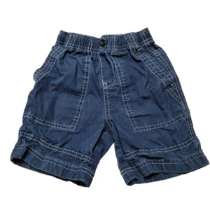 Land End Boys Navy Blue Cargo Knee Lenth Summer Shorts Size 4T - Picture 1 of 11