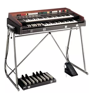 🎹RARE! '1970s YAMAHA YC-45D Combo Organ 🇯🇵 Complete Kit-With Covers-Pedal Box - Picture 1 of 12