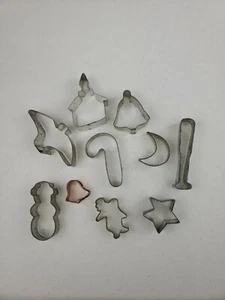 BONITO Lote de 10 Cortadores de Galletas Primitivos Decoración de Granja Diferentes Estilos DE COLECCIÓN - Imagen 1 de 8