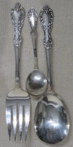 Silverware - "Grande Elegance" Silverplate Serving Set Wm. Rogers IS Co. uu - Picture 1 of 4