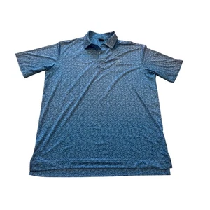 FootJoy Apparel Style Painted Floral Lisle Self Collar Polo - Navy - Large Men’s - Picture 1 of 8